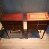 Louis XVI style bedside table from the nineteenth century.