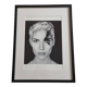 Photographie de mode, portrait, Petra Bernardi, encadré sous verre, 32 x 41 cm
