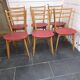 6 chaises vintage années 60
