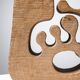 Chandelier en bois d'olivier sculpté, 1970s