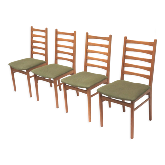 Ensemble de 4 chaises de salle à manger fabriquées dans les années 1960