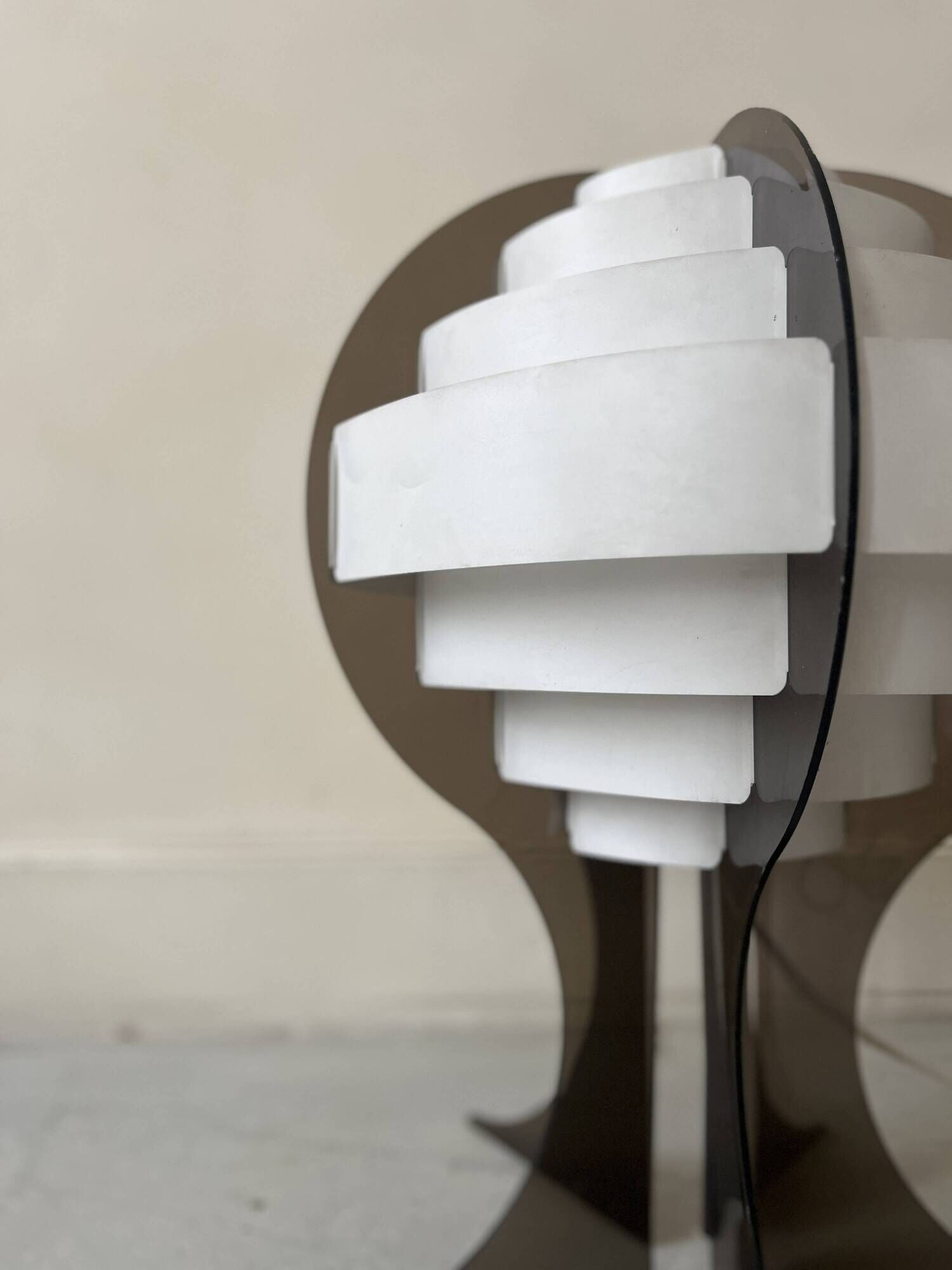 Space age design lamp in plexiglass by Flemming Brylle and Preben Jacobsen, Denmark 1960s
