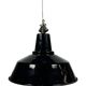 1930s/1940s Ceiling Lamp Industrial Lamp Enamel Loft Metal Bauhaus Design