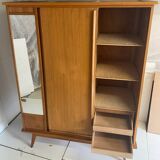 Armoire vintage pieds compas années 60