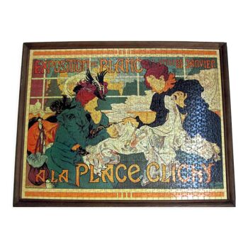 Art Nouveau puzzle Exhibition of white Monday, January 31 clichy Henry Thiriet