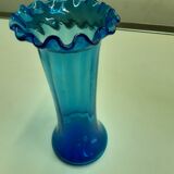 Vase vintage verre soufflé