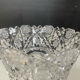 Vintage Bohemian crystal vase