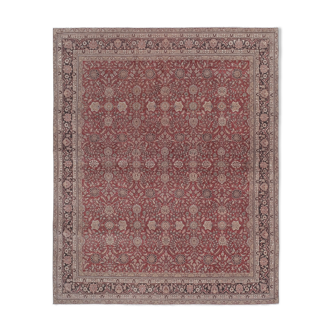 Hand Knotted Contemporary Large Turkish Oushak Rug with Mid-Century Design