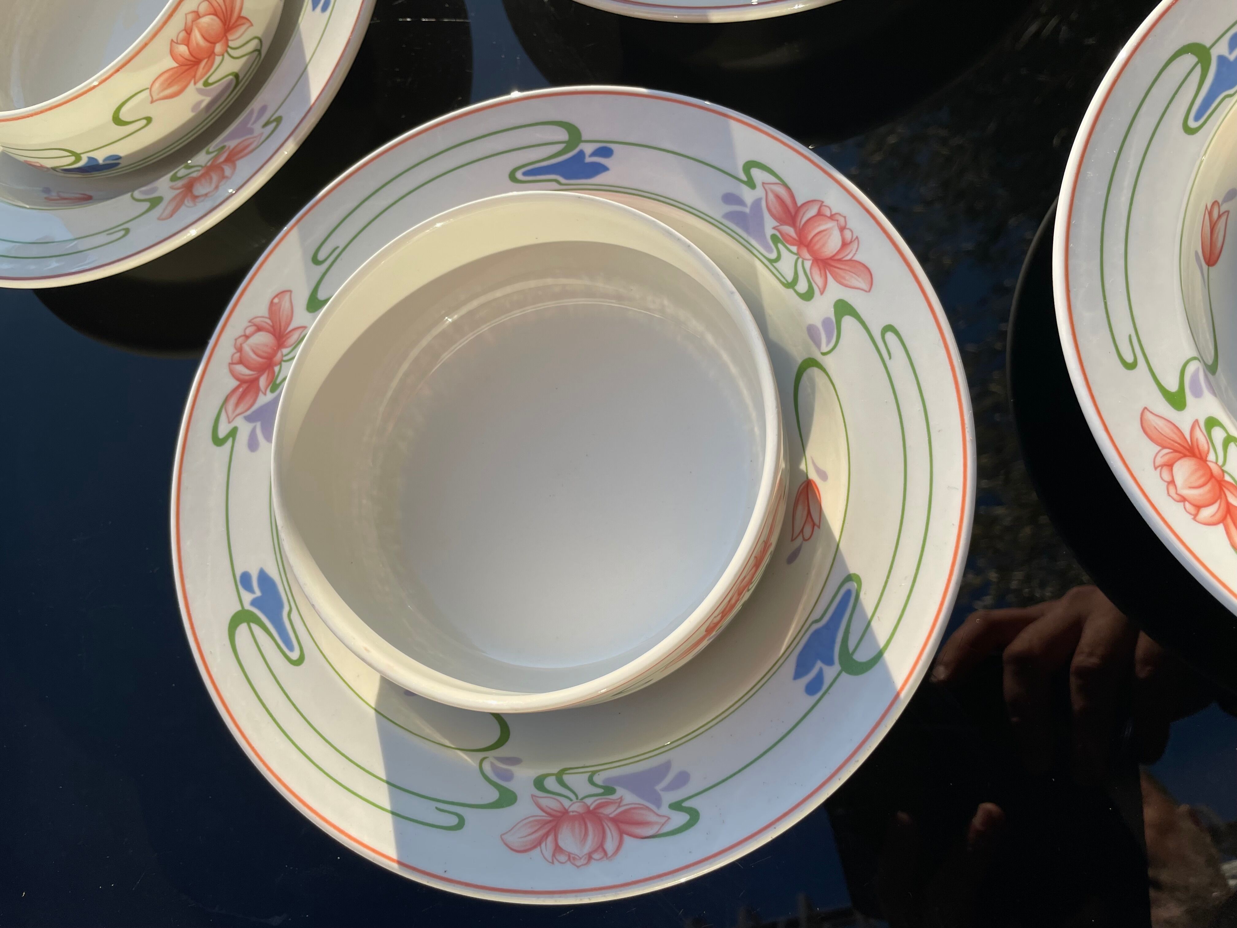 Set Hollow plates and ramekins Villeroy & Boch model FLORIDA