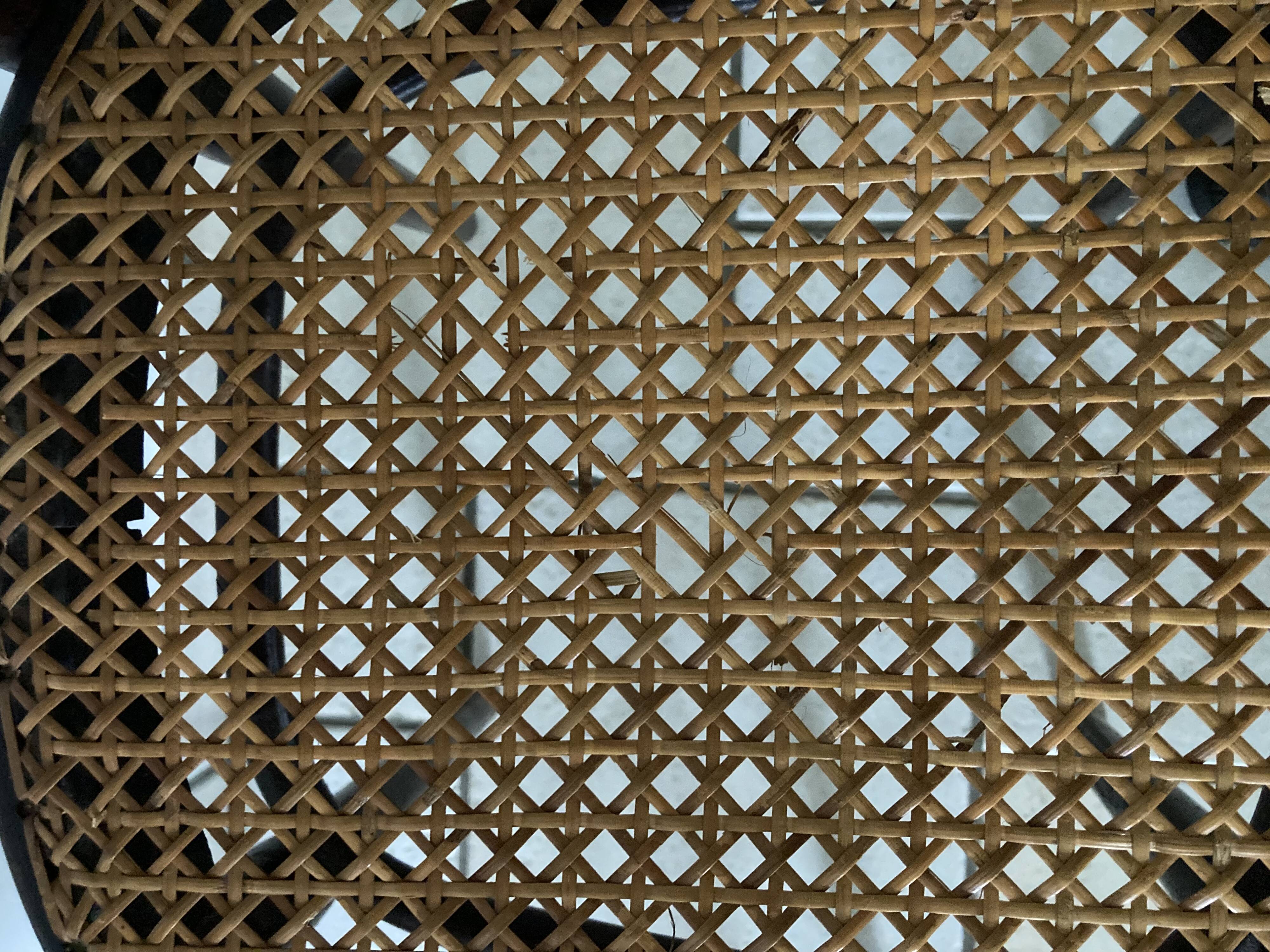 Pair of Canned Thonet chairs