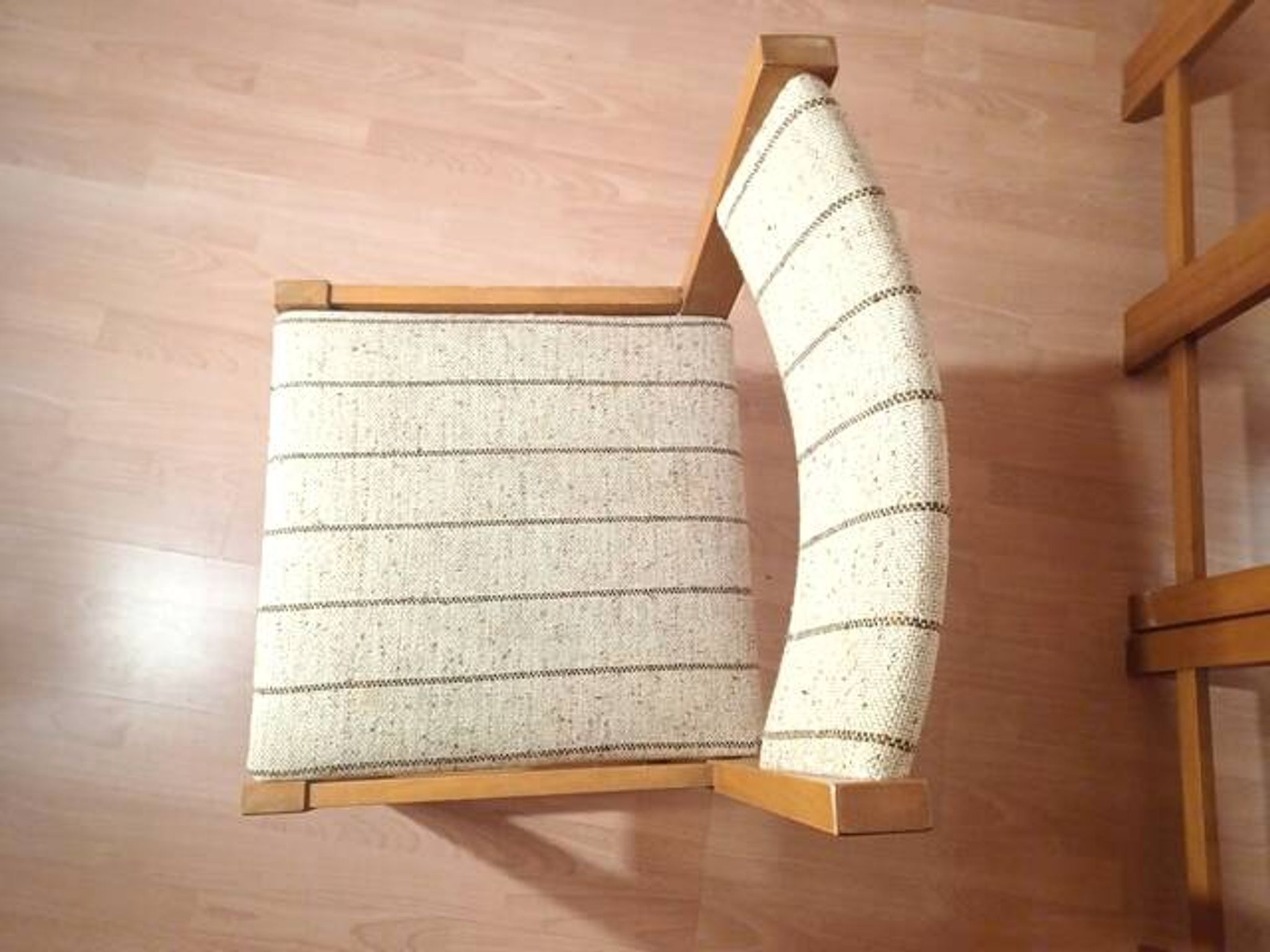 6 Danish Farstrup vintage chairs from the 1960s in solid beech.