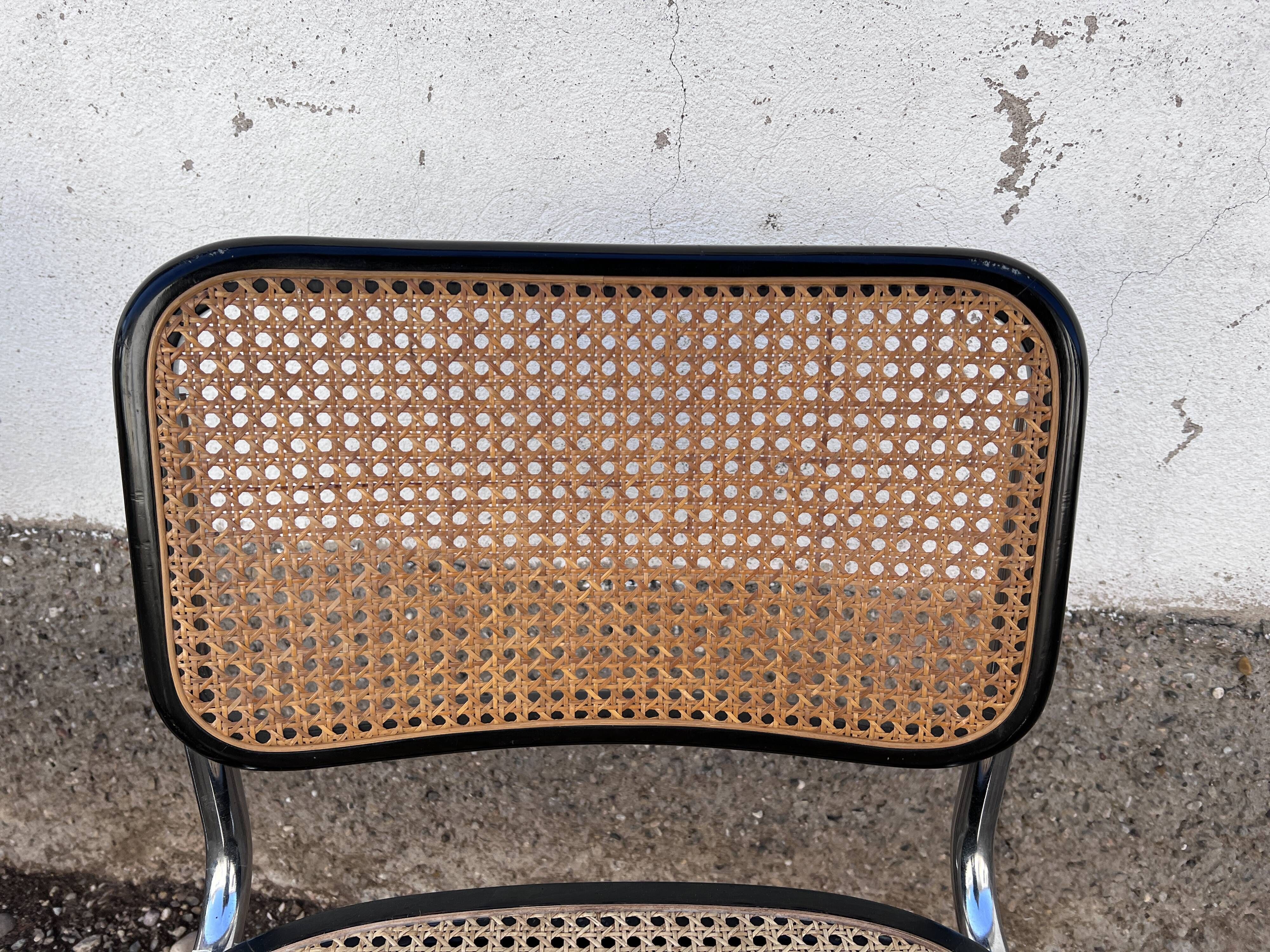 Pair of Cesca B32 chairs by Marcel Breuer, 1950