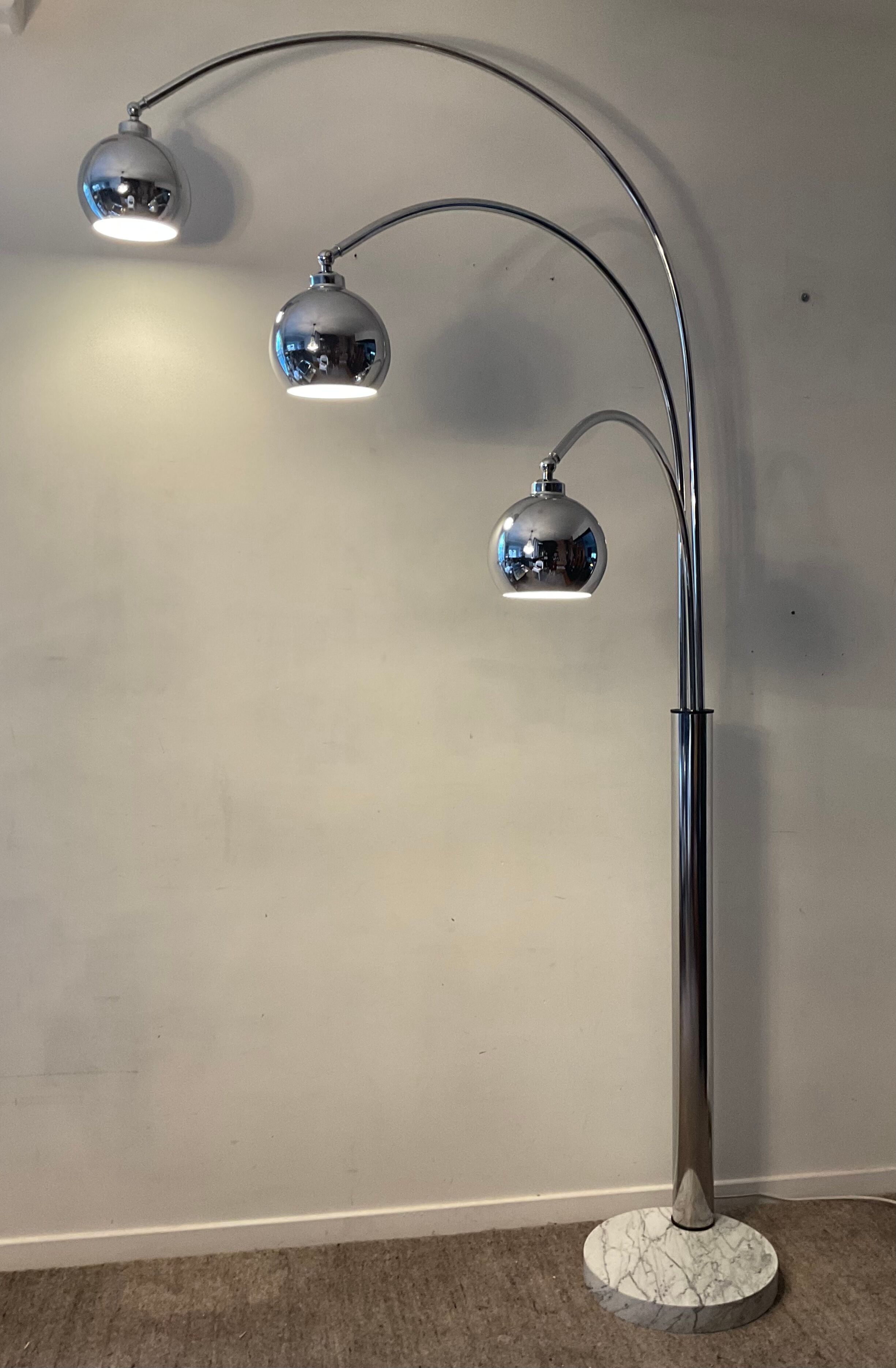 Lampadaire Muguet vintage années 70
