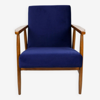 Fauteuil vintage bleu marine comme Fox, 1970