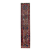 Vintage Turkish hallway rug 70x335 cm