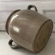 Ancien pot à graisse, grès vernissé