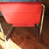 Hanging chair with boudin seat