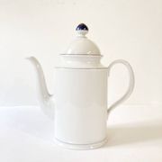Seltmann Weiden porcelain coffee pot and sugar bowl, W Germany, 1980s