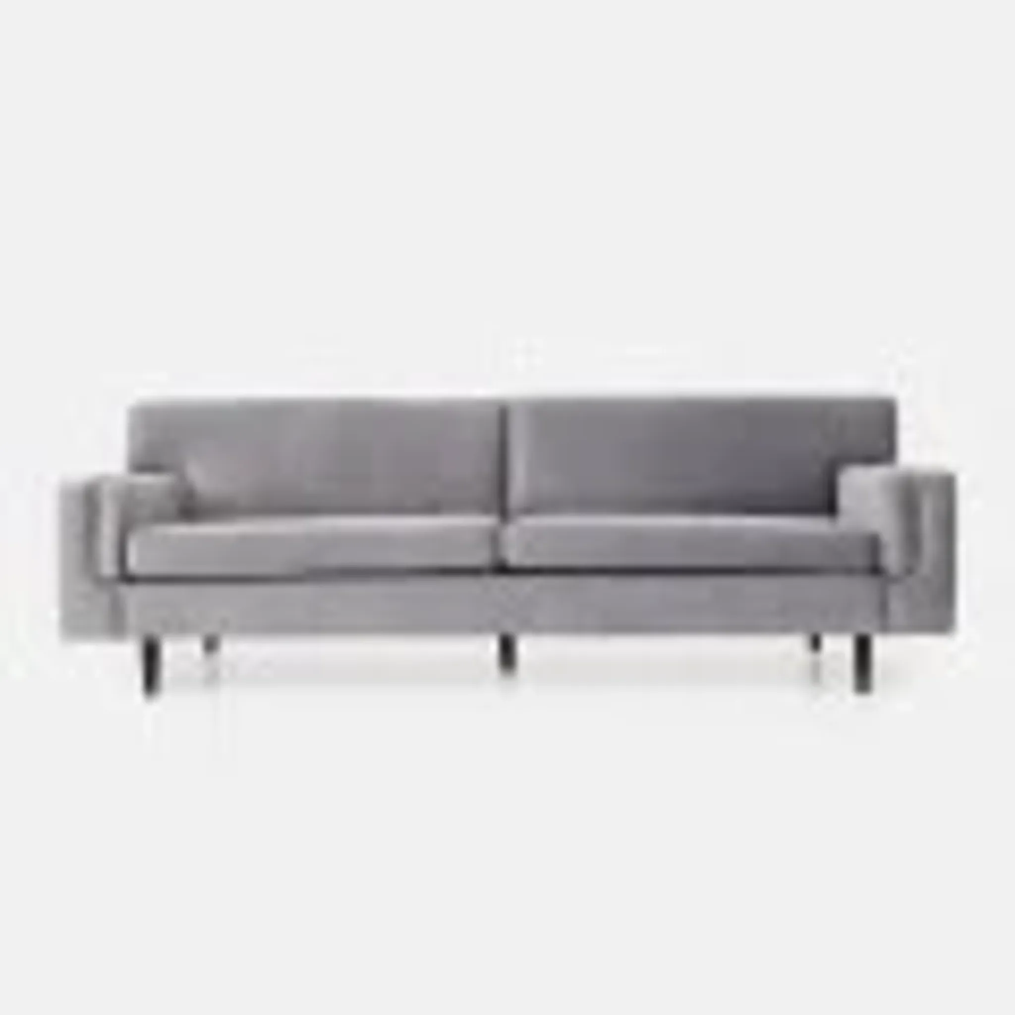 Sofa Helsinki silver velour, Scandinavian design