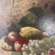 Large still life with fruits from the 19th century – oil on canvas and gilded frame – in superb condition.