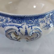 Villeroy & Boch "Burgenland" Soup Tureen in Blue Earthenware - Collectible Condition