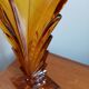 Vase ambré vintage