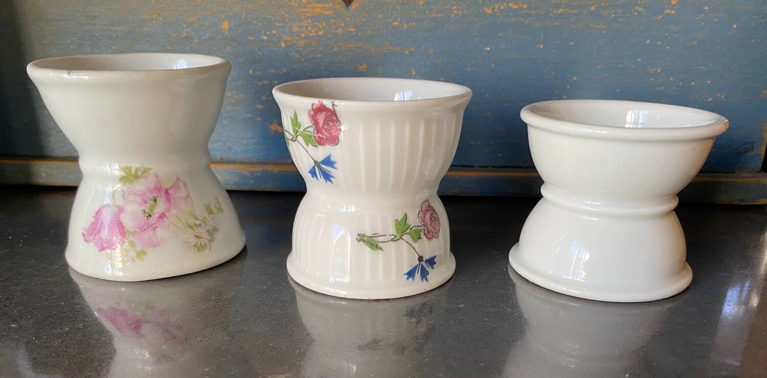 Lot de 3 coquetiers diabolos anciens