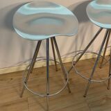 Set of 5 stools "Jamaica" by designer Pepe Cortes production Amat