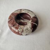 Pink marble ashtray
