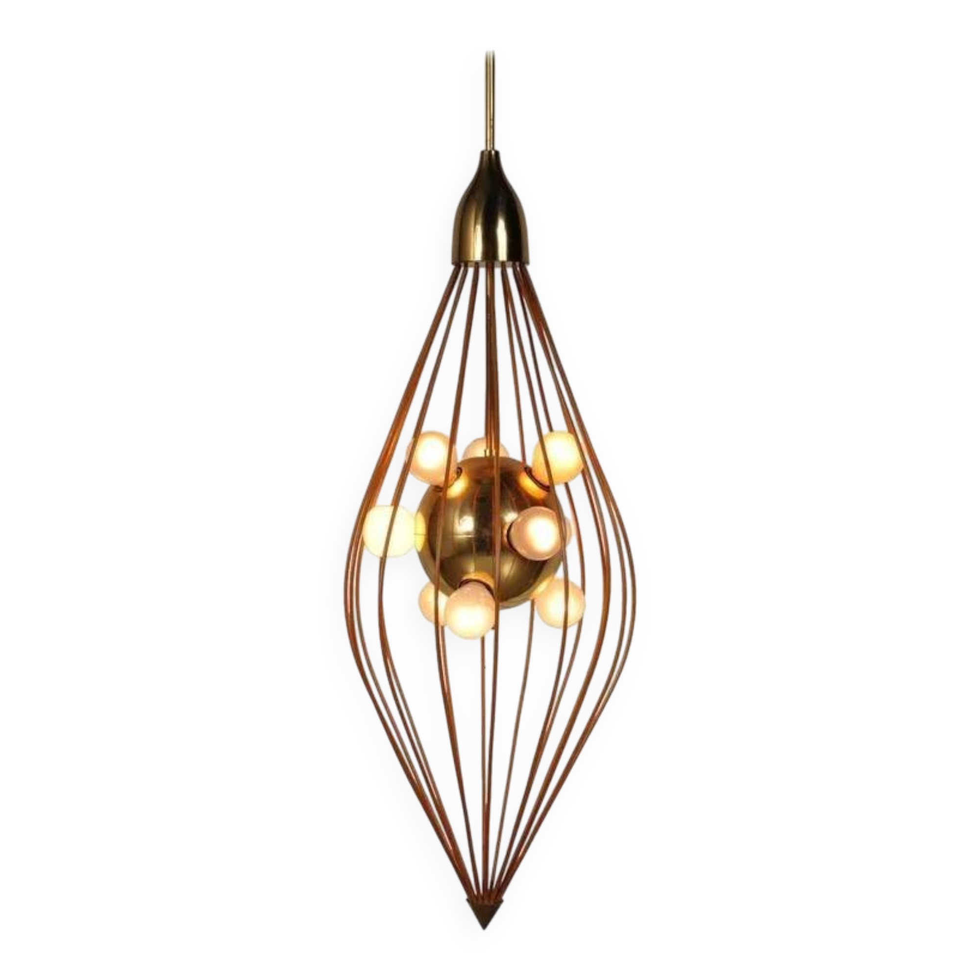 1950s ceiling lamp in the style of Angelo Lelli, Arredoluce