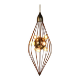 Lampe de plafond des années 1950 dans le style d'Angelo Lelli, Arredoluce.