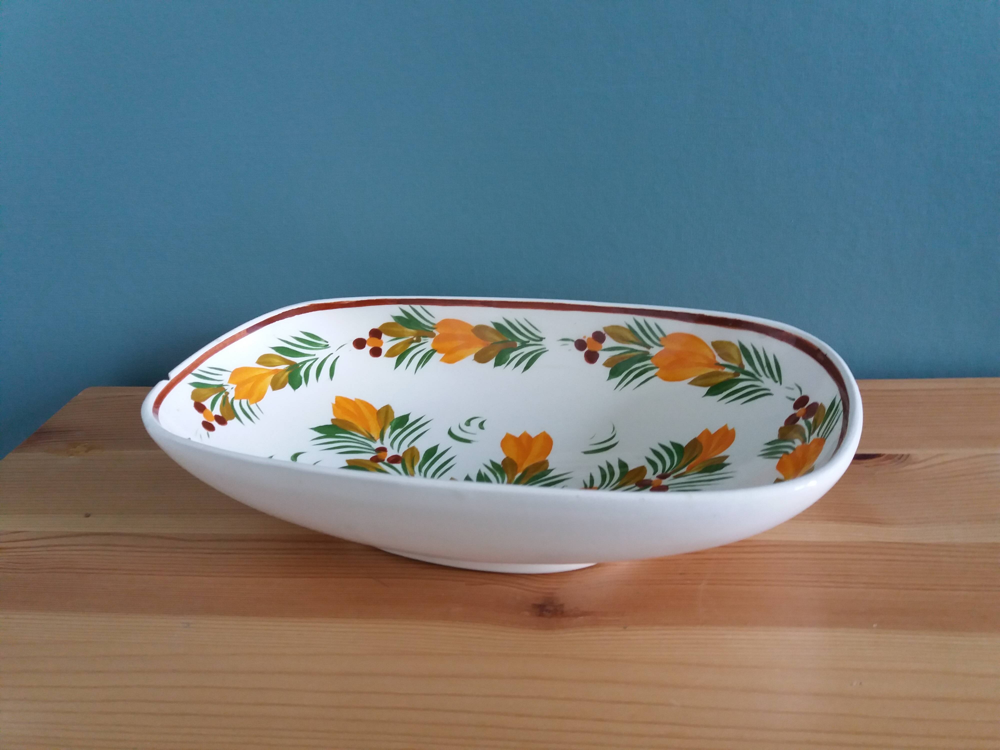 HB Henriot Quimper signed 70s ramekin empty pocket