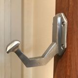 Art deco period solid oak coat rack