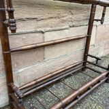 Porte-manteaux Bambou sur pied vintage 1930s bois courbé