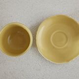 Earthenware cup and saucer 1940s-1950s