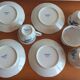 Set of 4 cups and 4 saucers limoges porcelain bernardaud