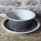 Plat et saladier Arabia Finland - Collection Faenza
