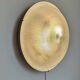 Large glass and metal wall lamp from the 50s - vintage Prisma design