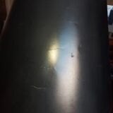 Large lamp, bouquet of vintage anemone flowers, gold metal, Hans Kogl