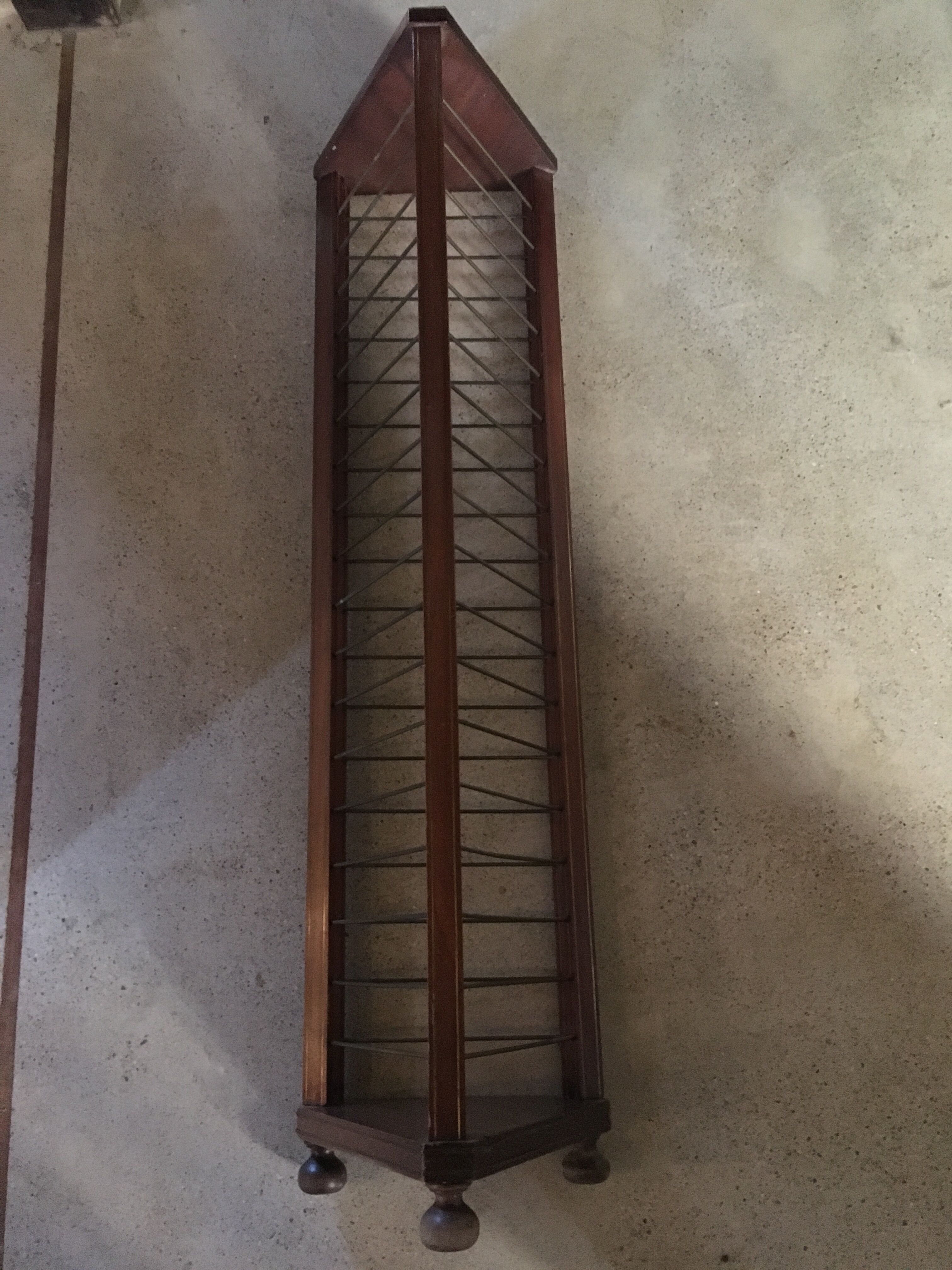 Plate holder 1900 mahogany brass