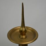 Pair of candle holders candle holder in Bronze XIXth in the taste of the seventeenth