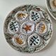 Set of oyster plates MBFA Pornic model Penerff, 1960s-70s.