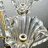 Murano glass chandelier by Ercole Barovier, Barovier & Toso, 1930s.