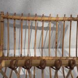 Rattan magazine holder