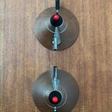 Postmodern Japanese kettle in stainless steel, set of 2