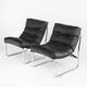 Pair of Pixi armchairs by Gillis Lundgren for IKEA. Sweden, 1970s
