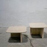 Coffee tables in travertine