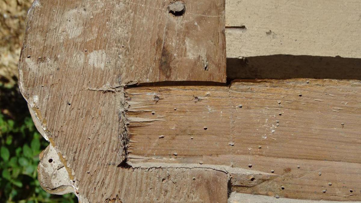 Mirror Louis XV wood Golden parecloses