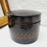 Lacquered wood jewelry box