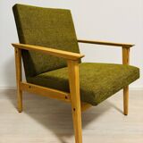Fauteuil de salon du milieu du siècle de Tchécoslovaquie des années 1970